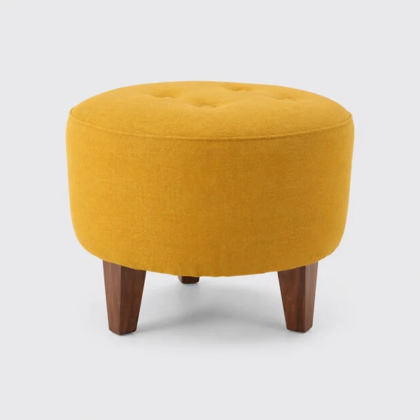 Pouf Redondo Amarillo