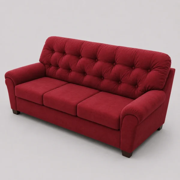 Sofá Rojo Modelo Imperio